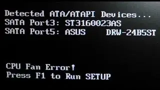 MUTUAL ASSISTANCE CPU Fan Error Press F1 and PC slows down