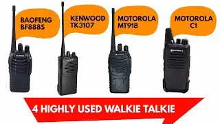 4 highly used walkie talkie: best walkie talkie