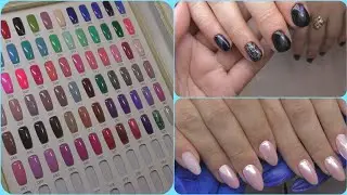 How to quickly file down cuticles/New palette/Kodi lint base/Nail extensions and design
