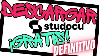Descargar Documentos de STUDOCU [2024] ¡DEFINITIVO!