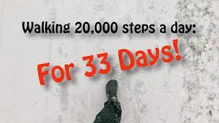 20000 Steps a Day for 33 Days