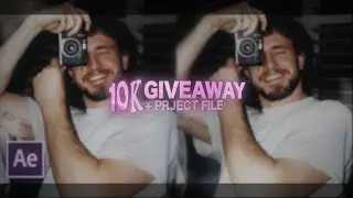 10k giveaway | after effects