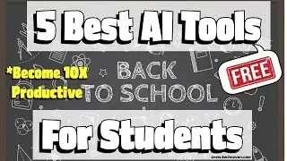 5 Best AI Tools for Students 📖 : Make Your Academic Life Easier 🥸 | Become 10x Productive 🔥