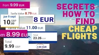 HOW TO BUY CHEAP FLIGHTS IN EUROPE- my SECRETS after booking more then 100 flights for 9 euros