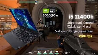Valorant | Lenovo Legion 5i | i5 11400h rtx 3050 16gb ram | 200+fps