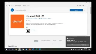 윈도우10에 우분투 (Ubuntu) Linux용 Windows 하위 시스템 (WSL) 설치