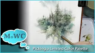Choosing a Limited Color Scheme. A Study in Greens. 