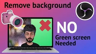 REMOVE VIDEO BACKGROUND without Green screen for FREE