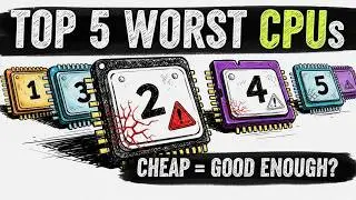 TOP 5 Worst CPUs of Late 2025 – At This Point, “Cheap” Means “Good Enough”
