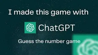 I made this game with ChatGPT.