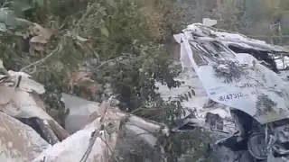 Саратов, фура врезалась в жилой дом 25.09.2015 Часть1