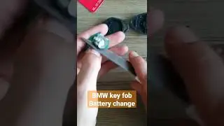 BMW key fob battery change