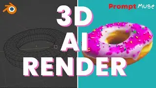 How to use AI to Render in 3D - It's here