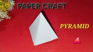 Diy Paper Craft Pyramid | Easy Origami Paper Craft Pyramid | Pyramid 