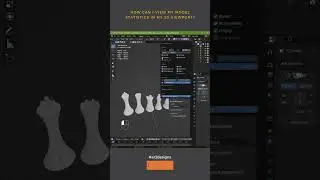 Blender Tip Show Model Statistics  | AR3Designs Daily Blender 3D Tips