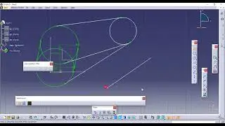 CATIA-V5 -Interesting Commands I Profiles I Key Hole I parallelogram I bitangent I bisecting lines