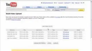 How to Add Multiple Videos to You Tube