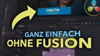 Text Einblendung in der Edit Page individuell erstellen | Motion Graphics Anfänger | DaVinci Resolve
