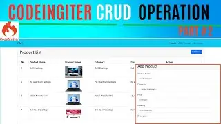How to Create CRUD Operations in CodeIgniter 3 | Step-by-Step Tutorial part 2