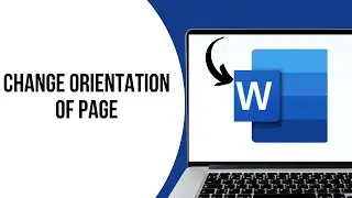 How to change orientation of a single page on MS Word ?