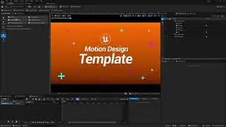 New Unreal Engine 5.4 Panel - Motion Design Tab
