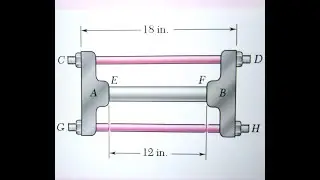Desplazamiento de una varilla en un punto con respecto a otro (problema modelo 2.2)