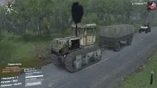 spintires 2016:Трактор на гусеницах