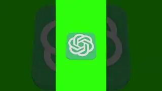 ChatGPT 3D icon animation 4K Green Screen  [No Copyright]