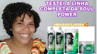 TESTEI A LINHA DE BABOSA DA SOUL POWER - ROTINA COMPLETA + RESENHA