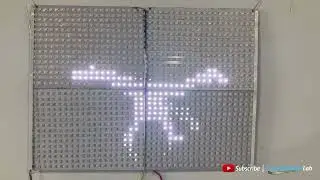 LED Pixel Strip Screen Effect | Programmable RGB Pixel LED Display Demo