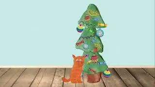 Новый год и котенок. Мультстудия 