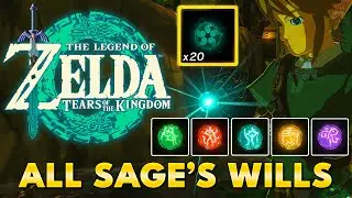 Zelda Tears of the Kingdom - All 20 Sage's Will Locations (Guide)
