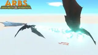 New Ice Dragon vs Fire Dragon |Animal Revolt Battle Simulator