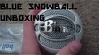 BLUE SNOWBALL UNBOXING (PREMIUM USB MICROPHONE)
