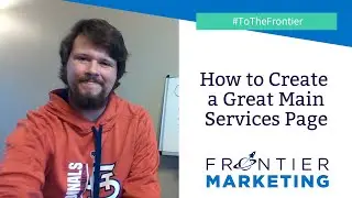 How to Create a Great Main Services Page for Your Website