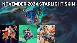 November 2024 Starlight Skin Martis + Kimmy, Minsithar, Ruby & M6 Sacred Statue | MLBB