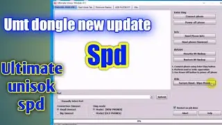 umt dongle new update spd tool