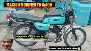 max100 modified to rx100 | suzuki max100 altered to yamaha rx100