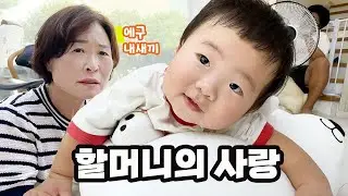 손자가 아프다는 말을 듣고 할머니가 비행기타고 날아오셨어요! / 9개월 아기 랑이가 장염에 걸렸어요 / 할머니가 엄마인줄 아는 아기