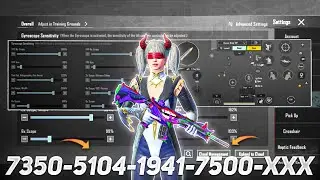 New Update 3.3⚡Best Sensitivity Code + Control Settings Pubg Mobile/Bgmi Sensitivity 2024