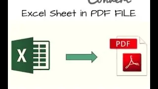 How to Convert Ms Excel sheet to PDF File