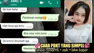 cara Pdkt yang baik dan benar lewat chat wa_prank teks chat wa romantis bikin baper part1