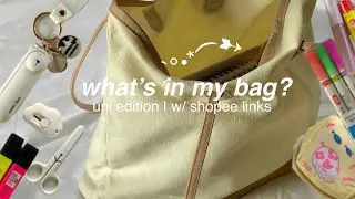 Back to School Supplies 📒 (w/ SHOPEE links) 🌱 | What’s inside my bag?