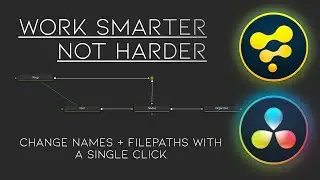 Work Faster in Fusion/DaVinci Resolve Find and Replace Script, rename Nodes, Filepaths, Expressions