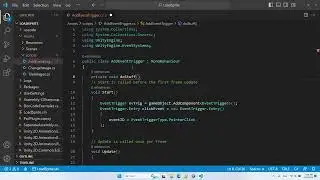 How to add an event trigger from script in Unity