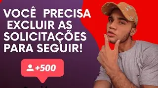 COMO EXCLUIR AS SOLICITAÇÕES NÃO ACEITAS DO SEU INSTAGRAM (2019)