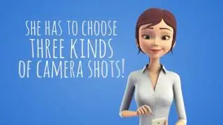 Sara 3D Character with Smartphone   Female Presenter for Mobile App After Effects Template