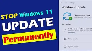 How to Disable Windows 11 Update Permanently | Turn Off Automatic Updates 2024 #tellingtub