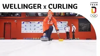 Andreas Wellinger übt Curling! | Lausanne 2020