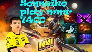 [Dota 2] Na'Vi Sonneiko| Bounty hunter | Highlights 7400 mrr